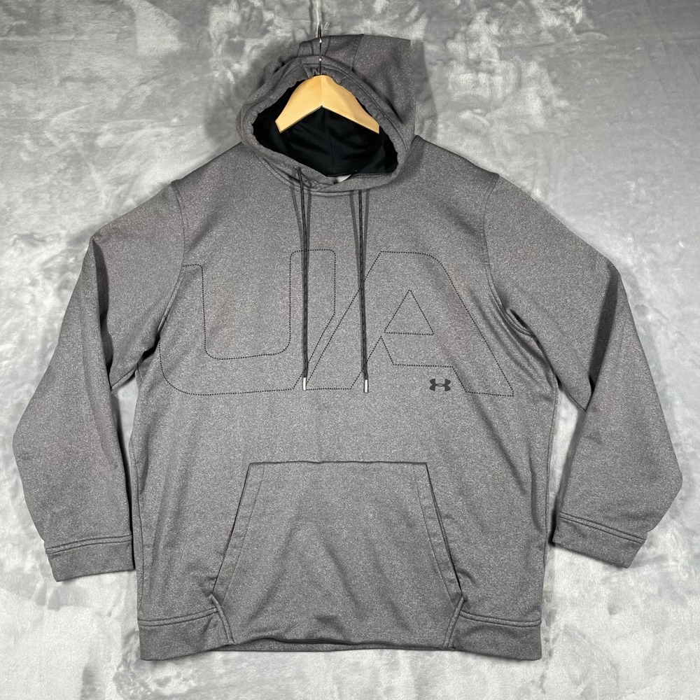 Under Armour UA ColdGear Loose Fit Hoodie Gray XXL Performance